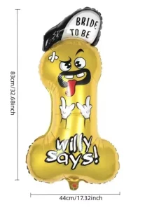 funny Penis Willya says balloon Cyprus