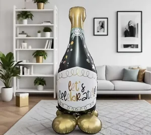 Prosecco champagne bottle balloon Cyprus
