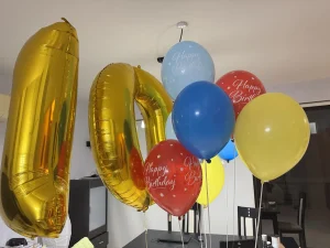 Birthday Balloons 10 years