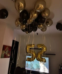 Birthday Balloons Cyprus 52 years